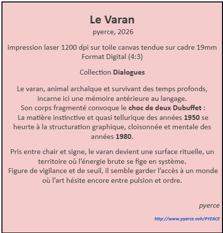 Cartel de Le Varan